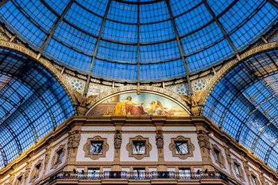 Ceiling in the Milan Galleria