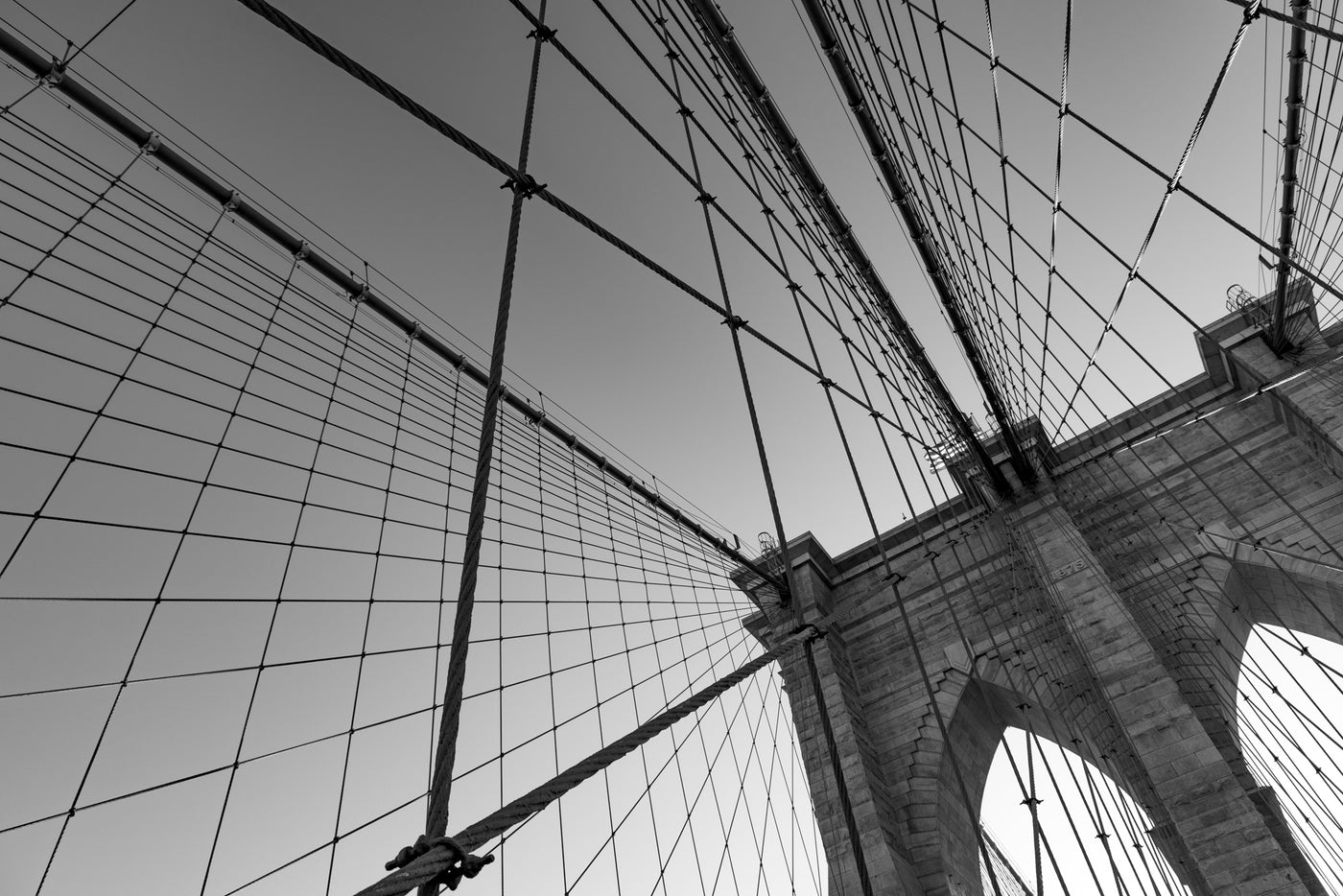 Brooklyn Bridge looking up