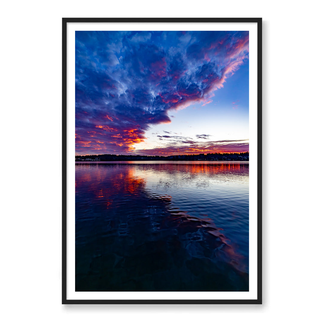 Store Endless Sky, Landscape Photography, Metal Print, Large Prints, Northern CA, Sunset, Magnets, D Jernigan Phtography